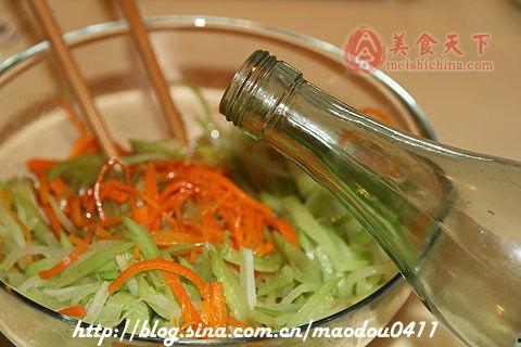 凉拌拂手瓜怎样吃